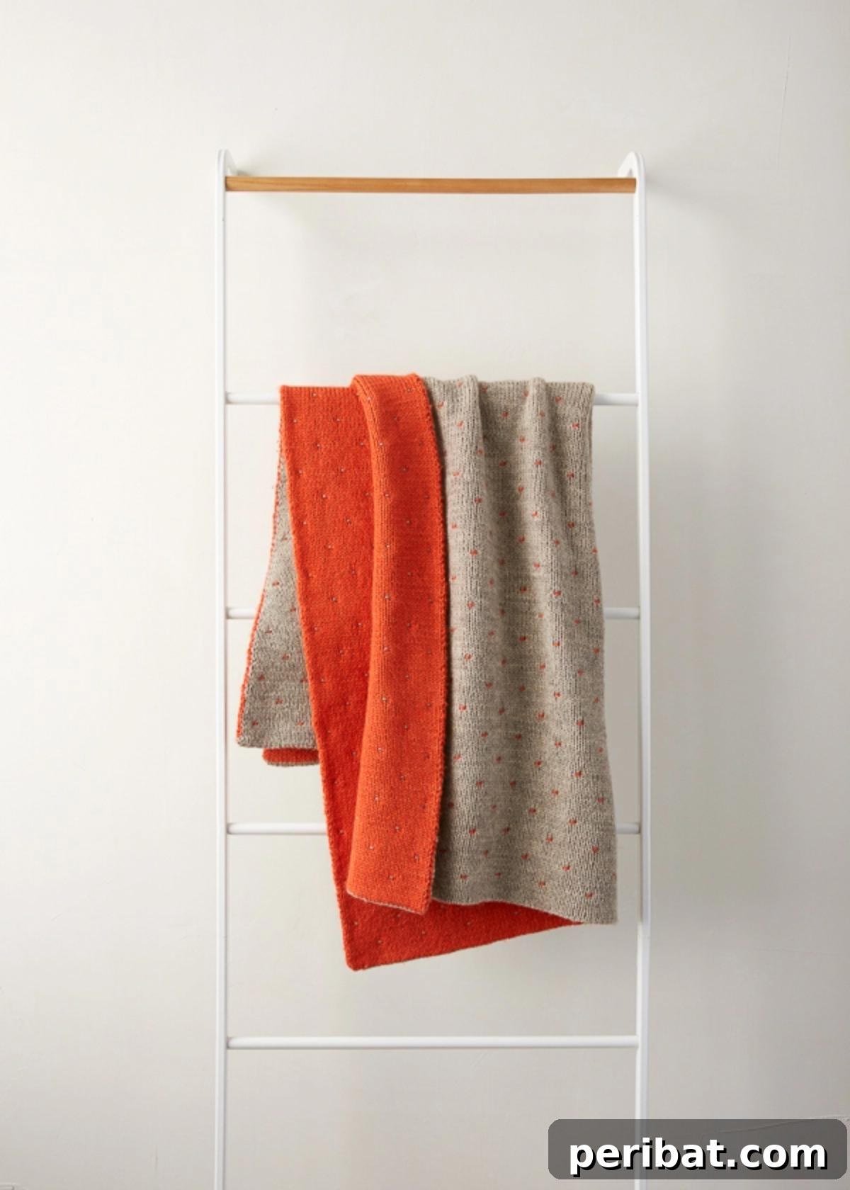 18 Creative Double Knitting Designs 10 Double Knit Blanket. Rustic yet refined blanket by slipping stitches to knit two layers of stockinette, requiring contrasting yarns.