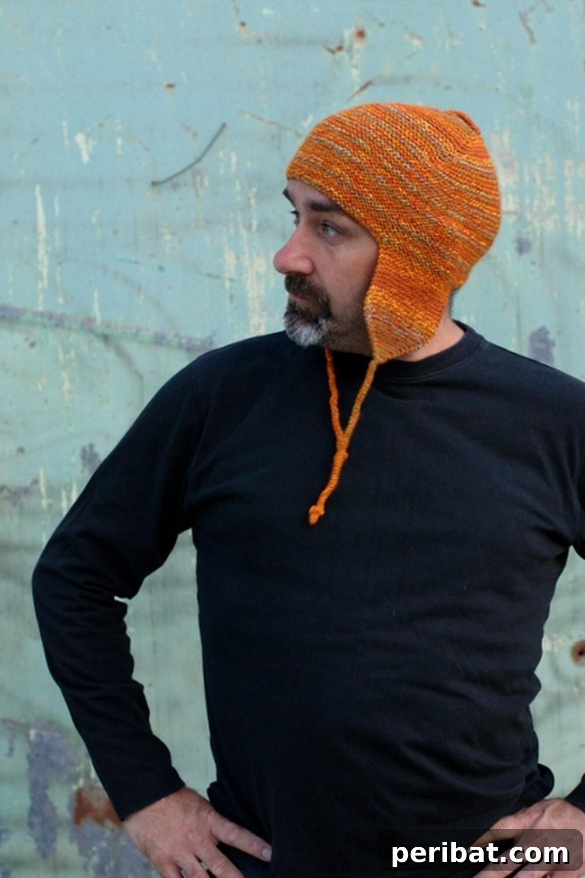 32 Cozy Ear Flap Hat Knitting Designs 21 A top-down knitted Noma Hat with generously long ear flaps and decorative I-cords.