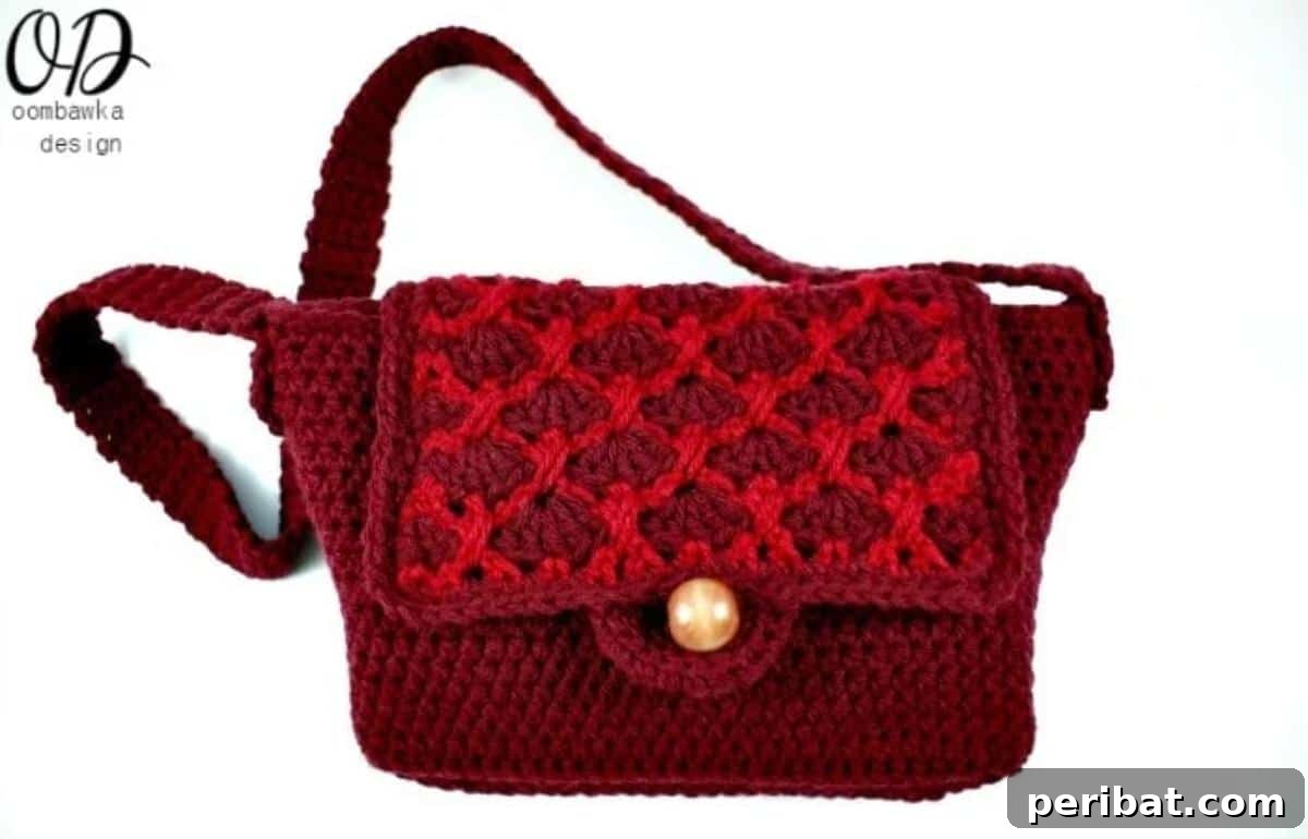 Elegant Simple Crochet Purse