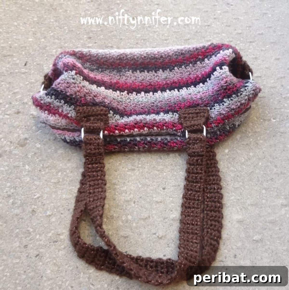 Vibrant Passionately Crochet Pink Purse