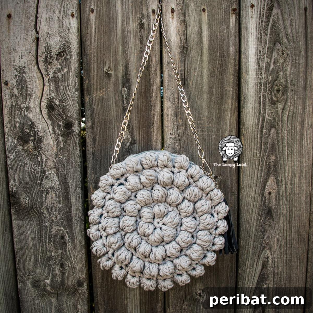 Textured Crochet Purse – The Bobblelicious Bag
