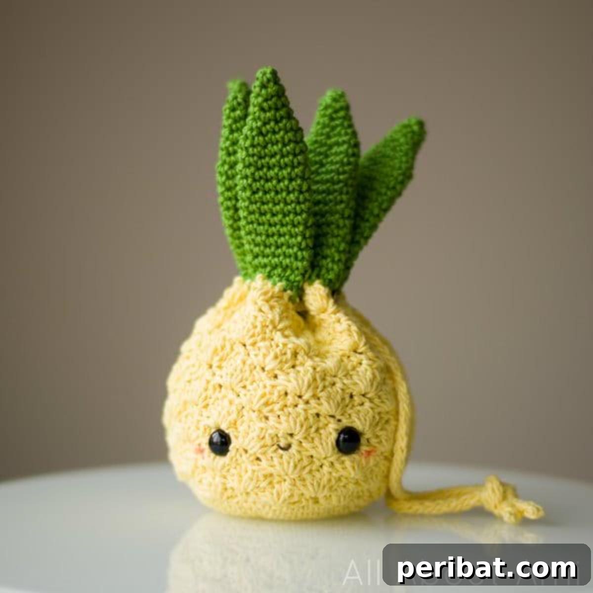 Tropical Amigurumi Pineapple Purse
