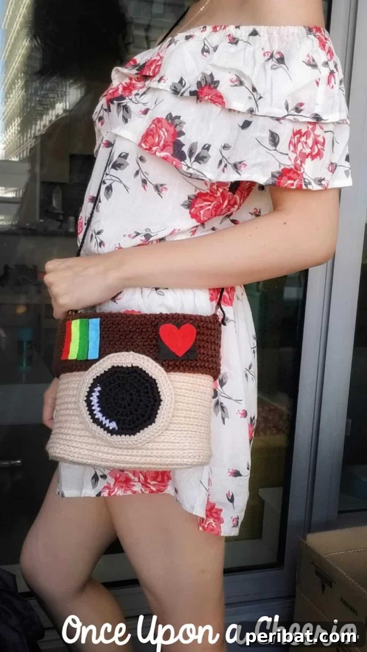Creative Instagram Logo Crochet Purse
