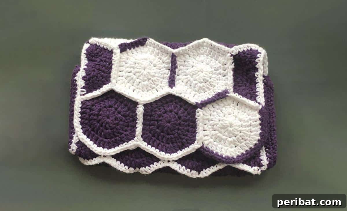 Geometric Blockbuster Crochet Clutch
