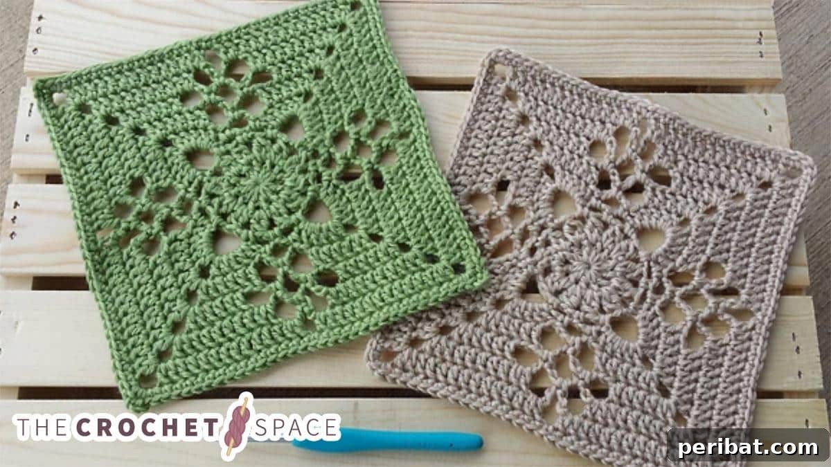 38 Creative Crochet Square Designs 20 An intricate and beautiful crochet Victorian lattice square pattern.