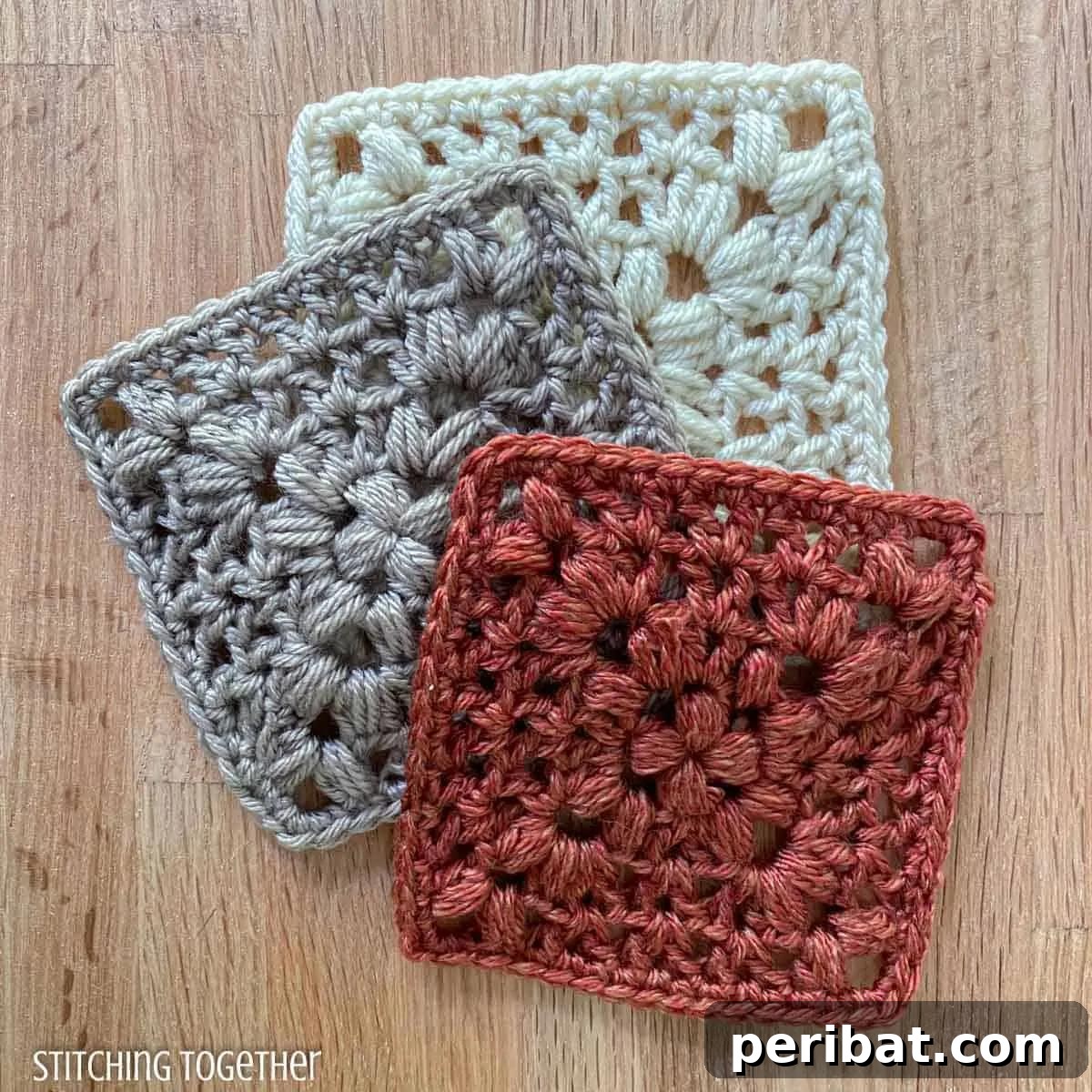 38 Creative Crochet Square Designs 29 A vibrant Grandview crochet granny square pattern with rich texture.