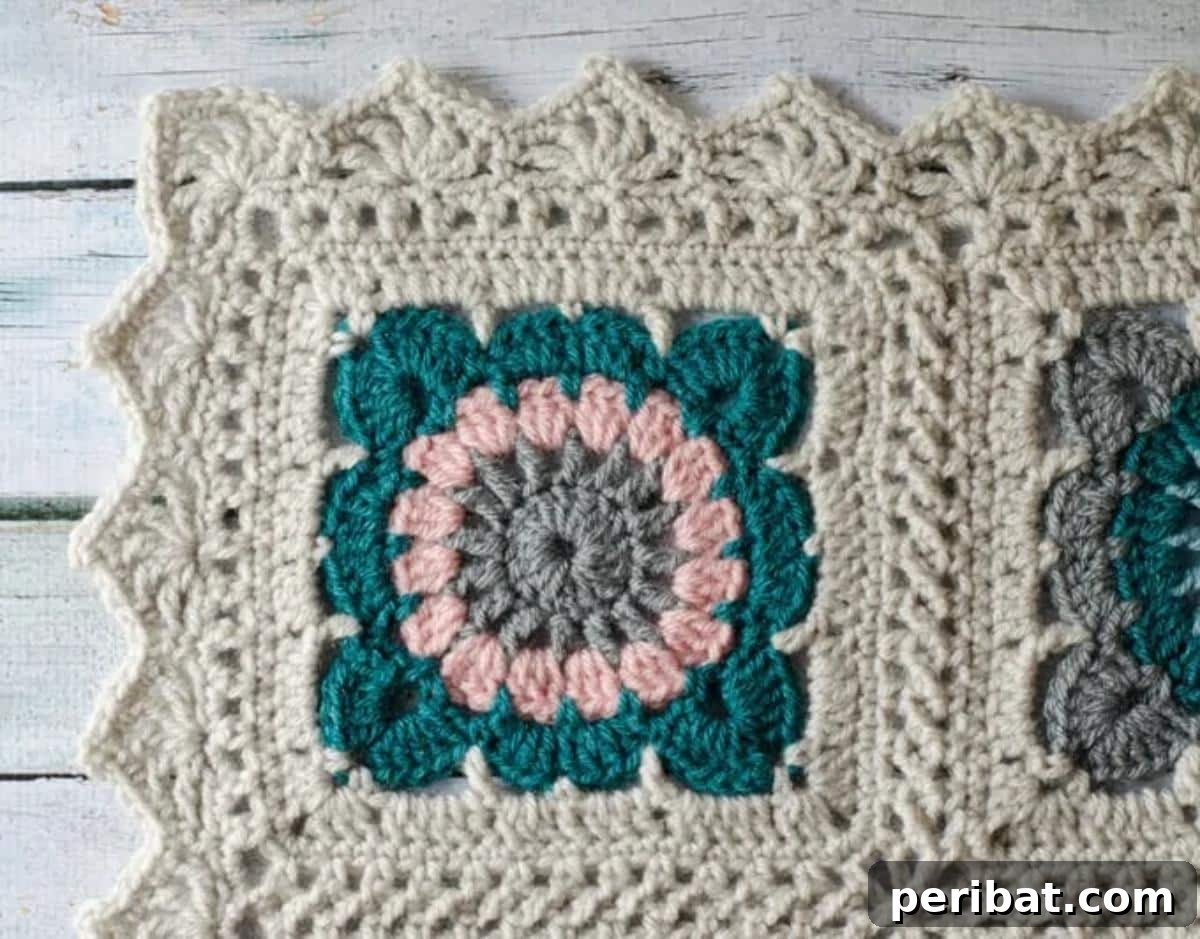 37 Stunning Crochet Edging Designs 12 Happily Ever Afghan Crochet Border with a whimsical, fairy-tale charm.