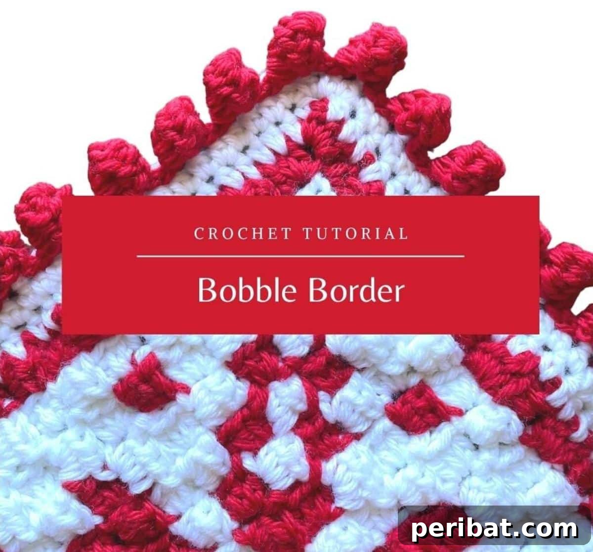 37 Stunning Crochet Edging Designs 22 Crochet Bobble Border on a blanket, adding texture and character.