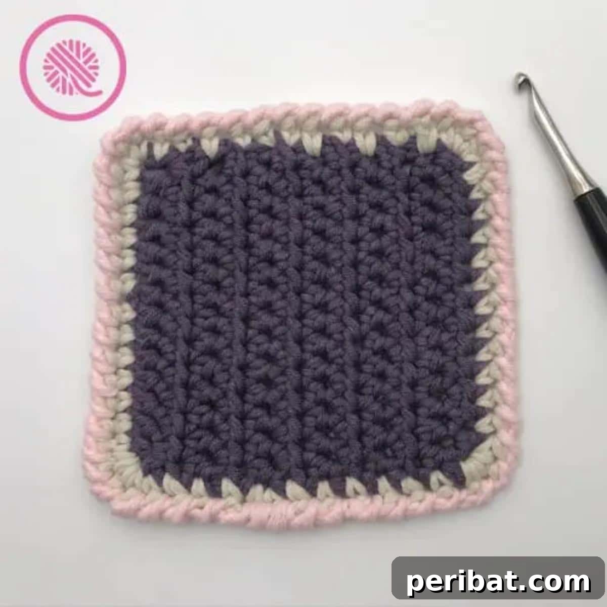 37 Stunning Crochet Edging Designs 27 Crochet Crab Stitch border creating a subtle, textured 'bump' along the edge.