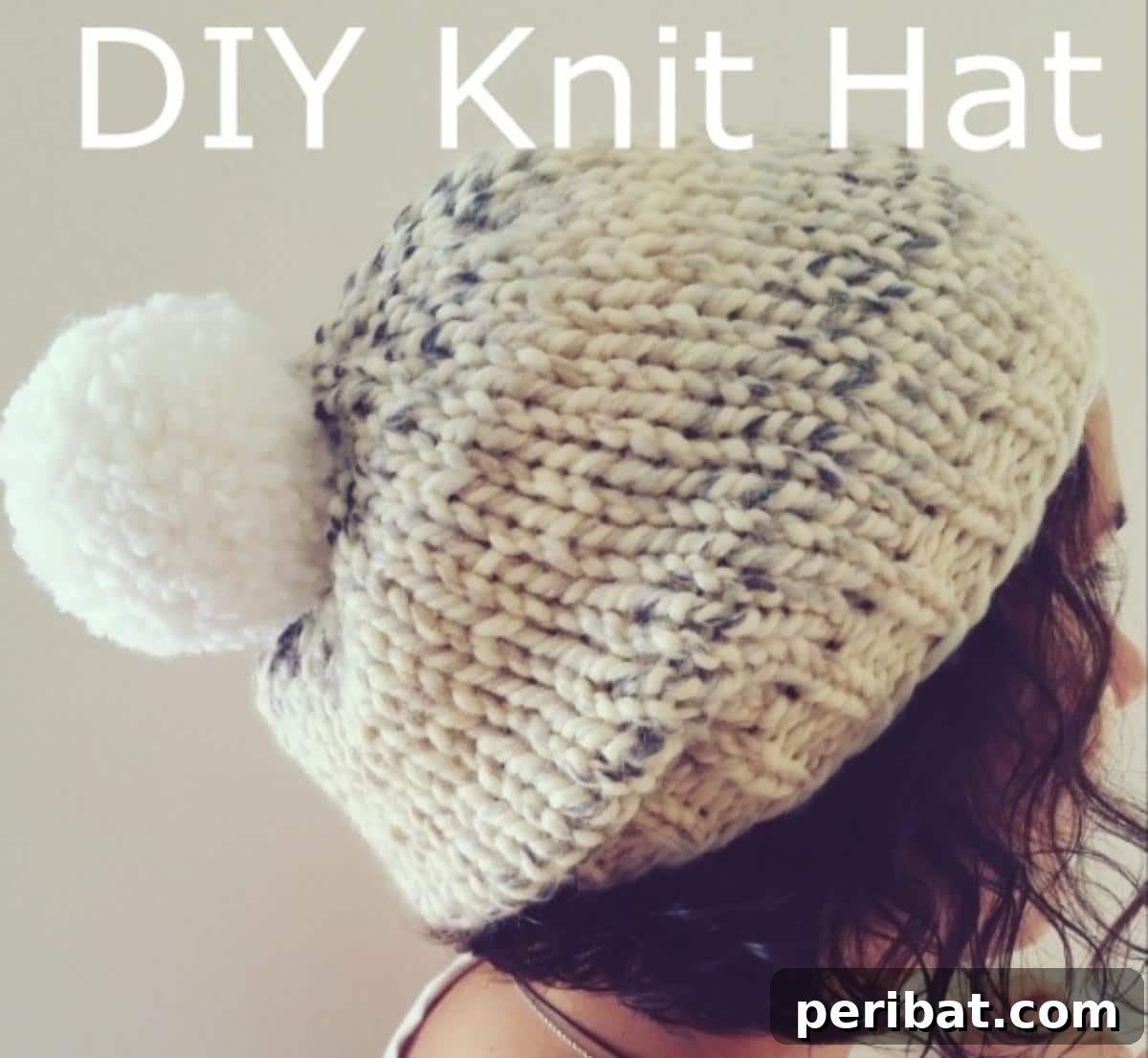 Cozy Knits: 40 Free Beanie Patterns and Tutorials 21 The Marshmallow Fluff Chunky Hat, a super bulky beanie with an optional pom-pom, creating a wonderfully fluffy and cozy look perfect for everyday fashion.