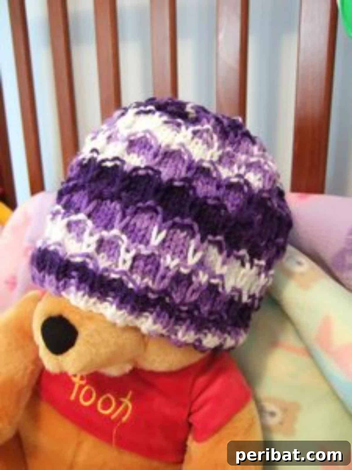 Cozy Knits: 40 Free Beanie Patterns and Tutorials 26 The Andohalambo Hat, a unique slip-stitch pattern ideal for variegated yarn, adding interesting texture and making it a straightforward knit once familiar with the technique.