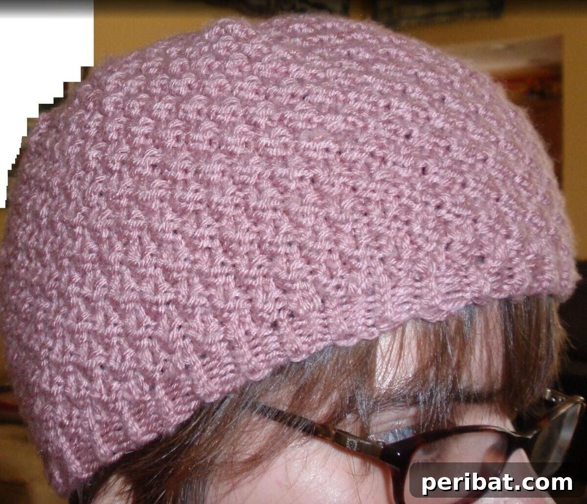 Cozy Knits: 40 Free Beanie Patterns and Tutorials 30 The Deathly Hallows Graveyard Beret, a beautiful and quick-to-knit hat inspired by the Harry Potter series, perfect for fans.