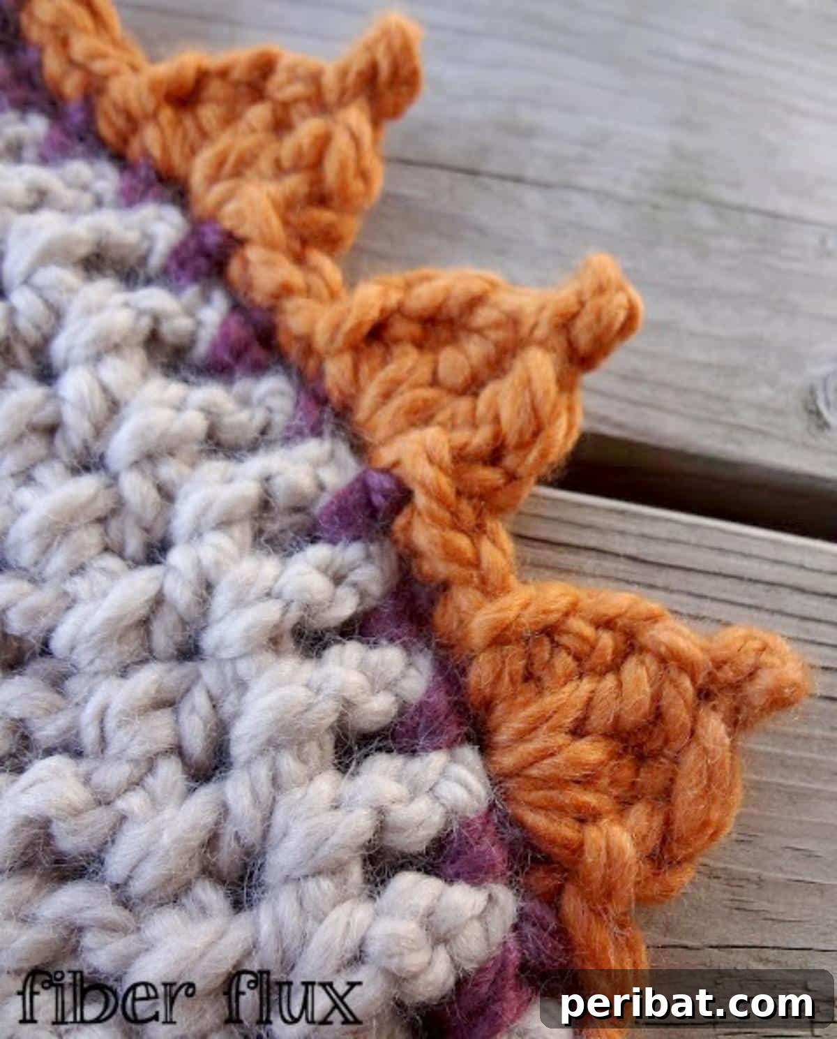 38 Creative Crochet Edging Ideas 16 Festive Pumpkin Patch Edging for autumnal and seasonal crochet projects.