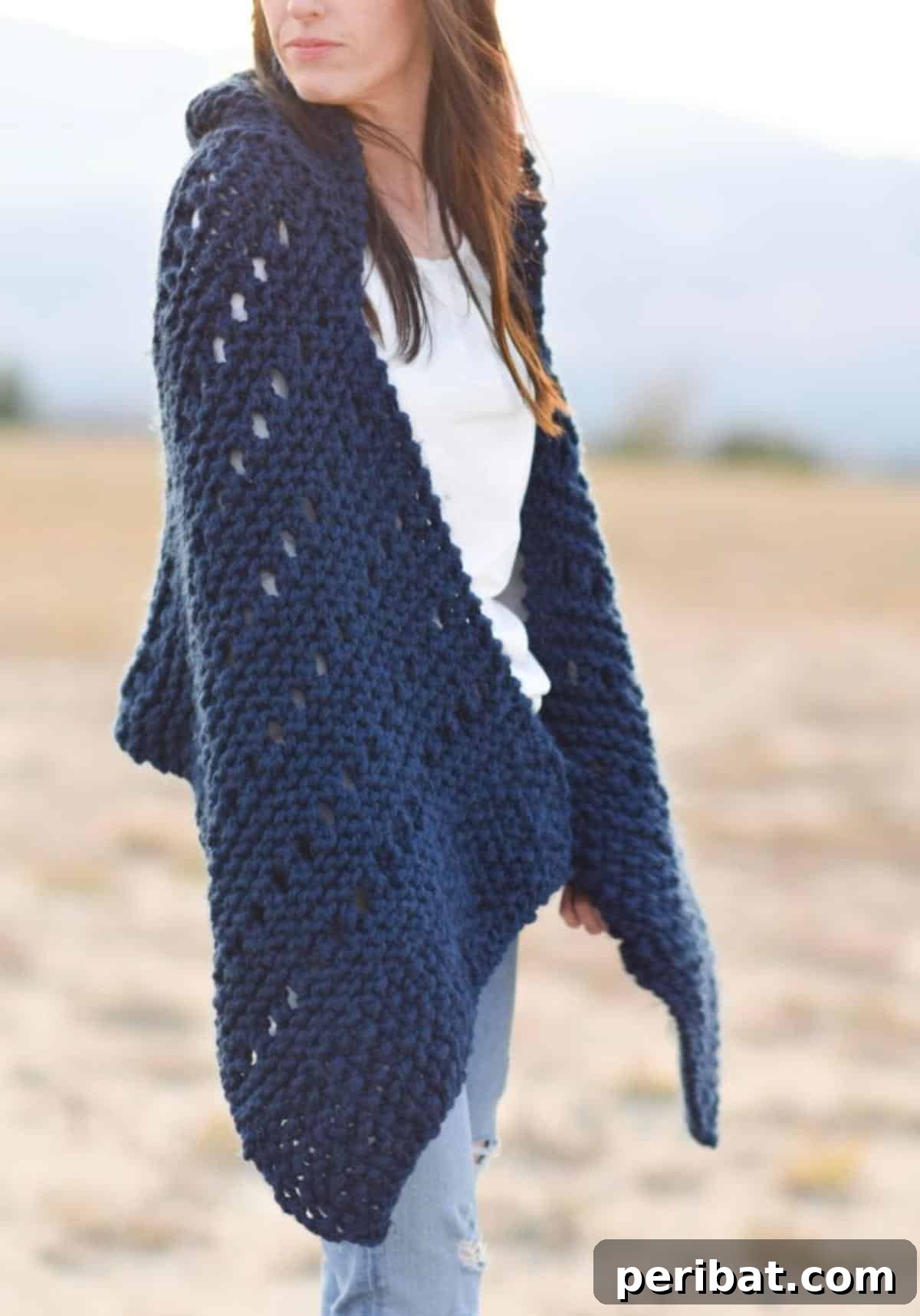 Knit Stunning Shawls: 34 Free Patterns and How-To Guides 13 Hooded Knit Adak Wrap