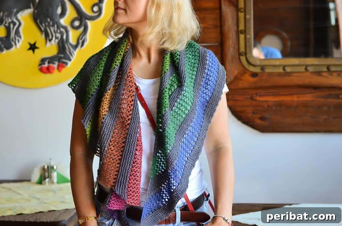 Knit Stunning Shawls: 34 Free Patterns and How-To Guides 14 Playground Shawl