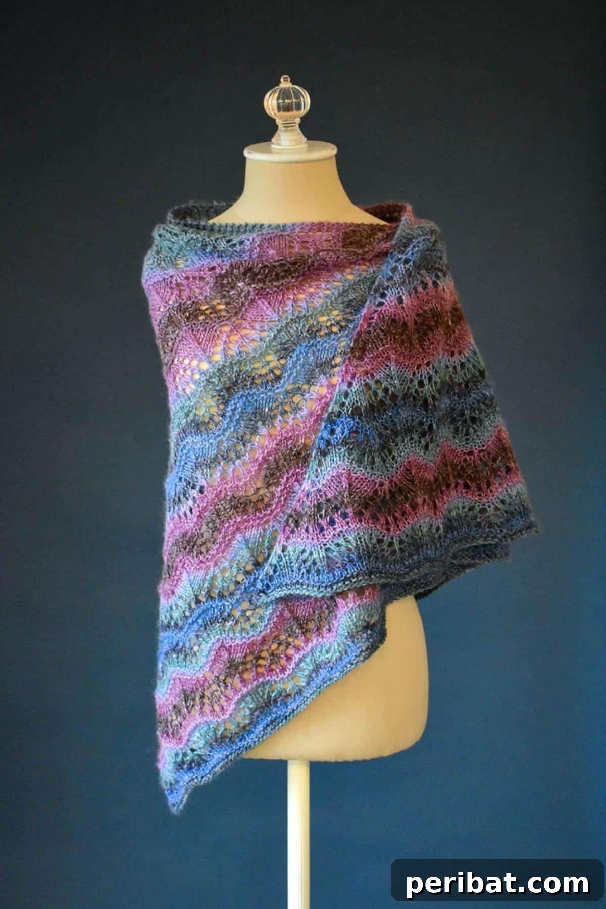 Knit Stunning Shawls: 34 Free Patterns and How-To Guides 16 Juniper Berry Shawl