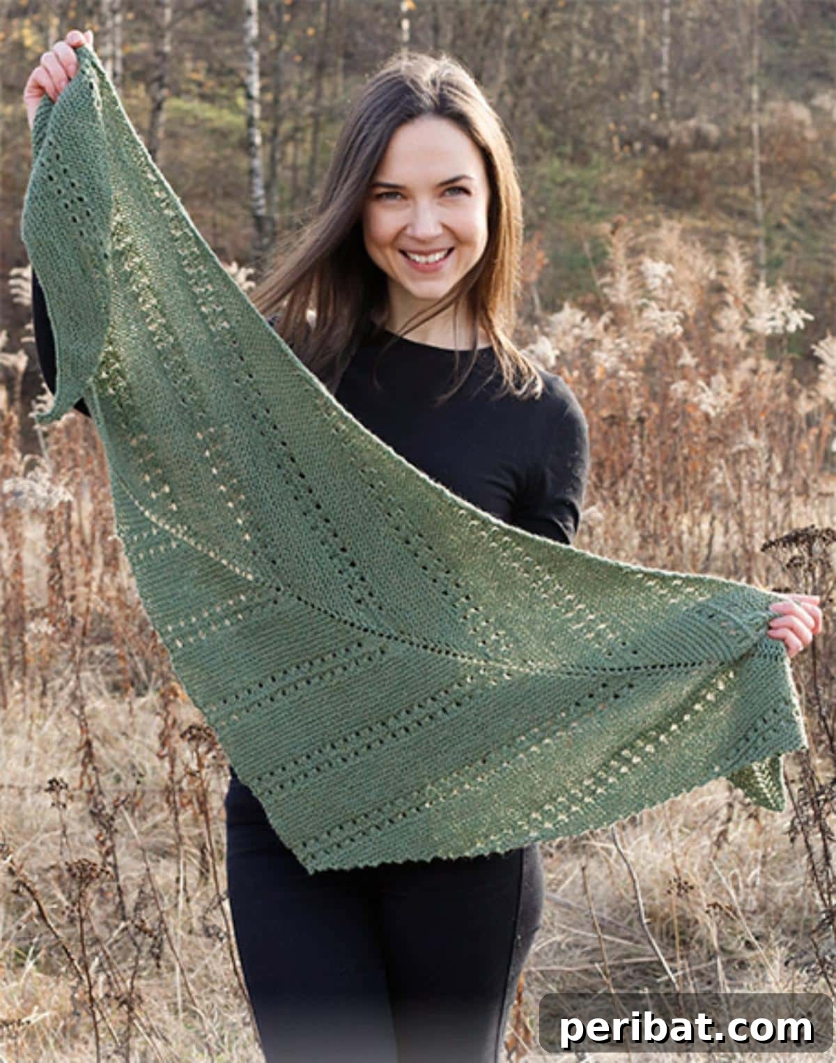 Knit Stunning Shawls: 34 Free Patterns and How-To Guides 19 New Fern Shawl
