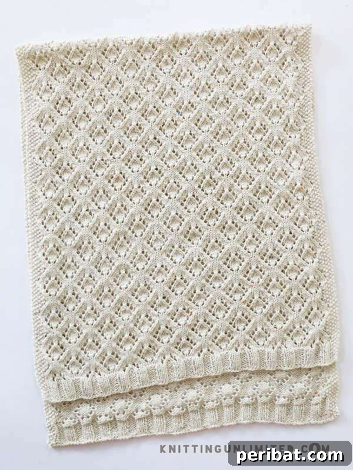 Knit Stunning Shawls: 34 Free Patterns and How-To Guides 21 Diamond Dazzle Shawl
