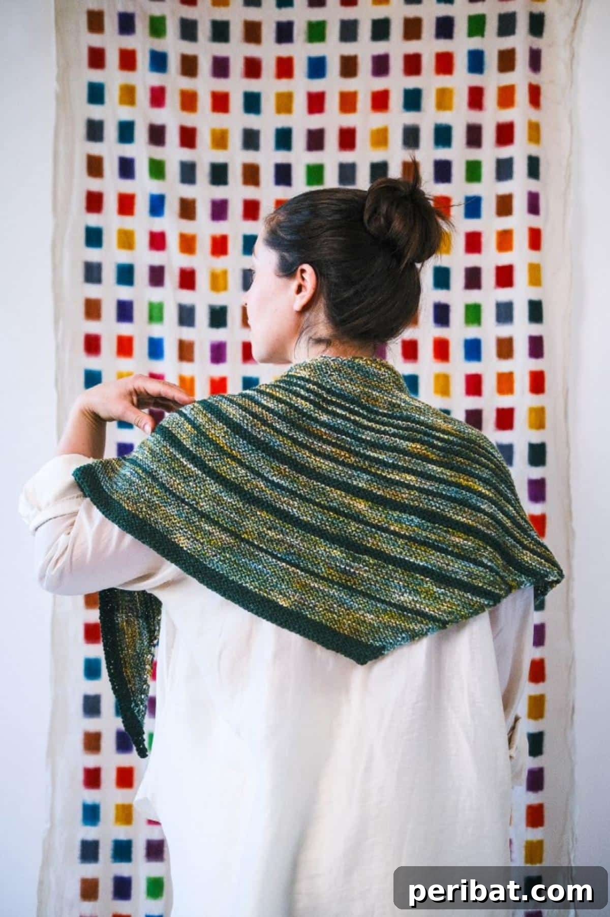 Knit Stunning Shawls: 34 Free Patterns and How-To Guides 28 Saturn Shawl