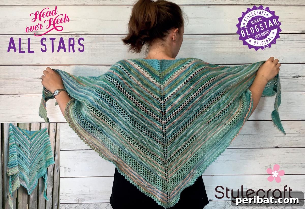 Knit Stunning Shawls: 34 Free Patterns and How-To Guides 30 Triangular Pool Shawl