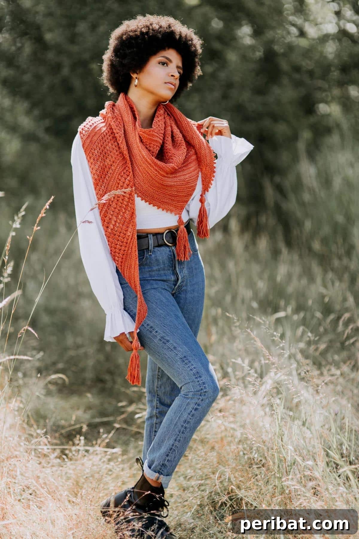 Knit Stunning Shawls: 34 Free Patterns and How-To Guides 36 Songbird Shawl