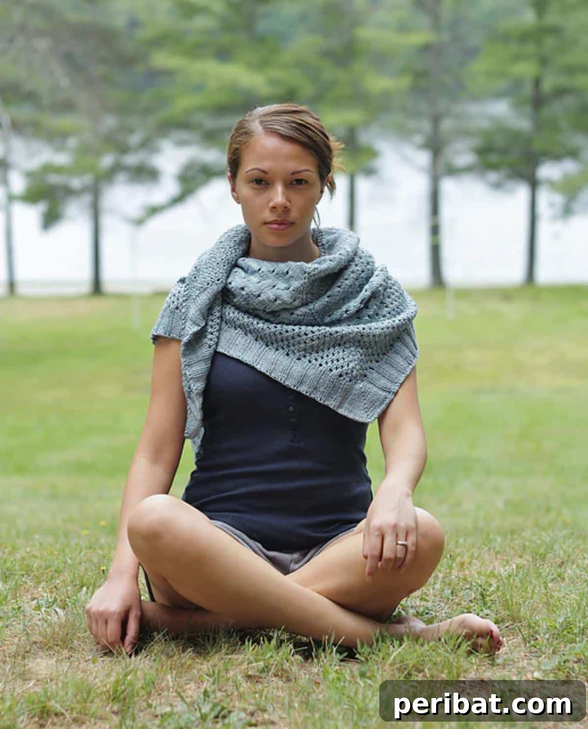 Knit Stunning Shawls: 34 Free Patterns and How-To Guides 5 Campside Shawl