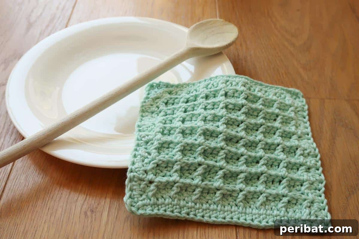 Waffle Dishcloth