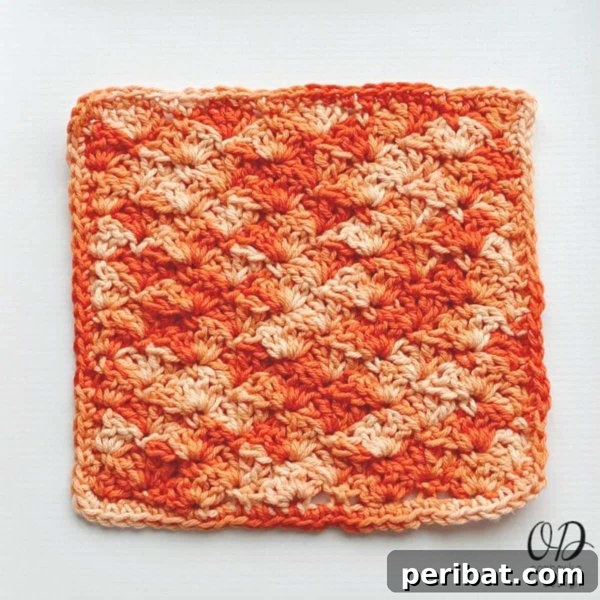 Orange Explosion Dishcloth