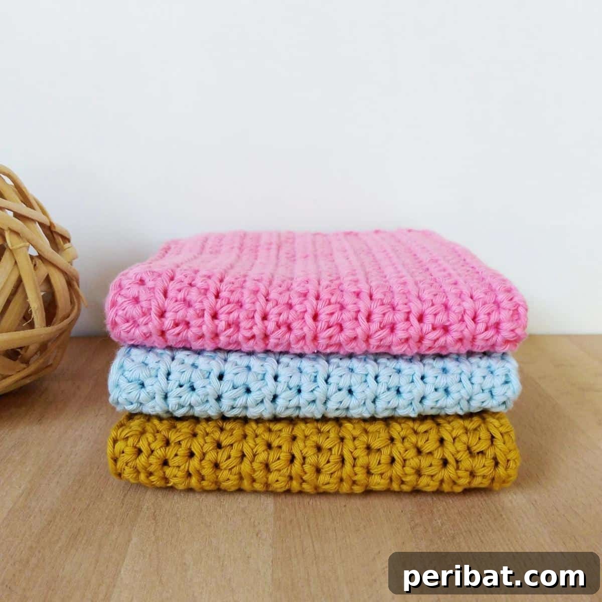 Modern Crochet Washcloths