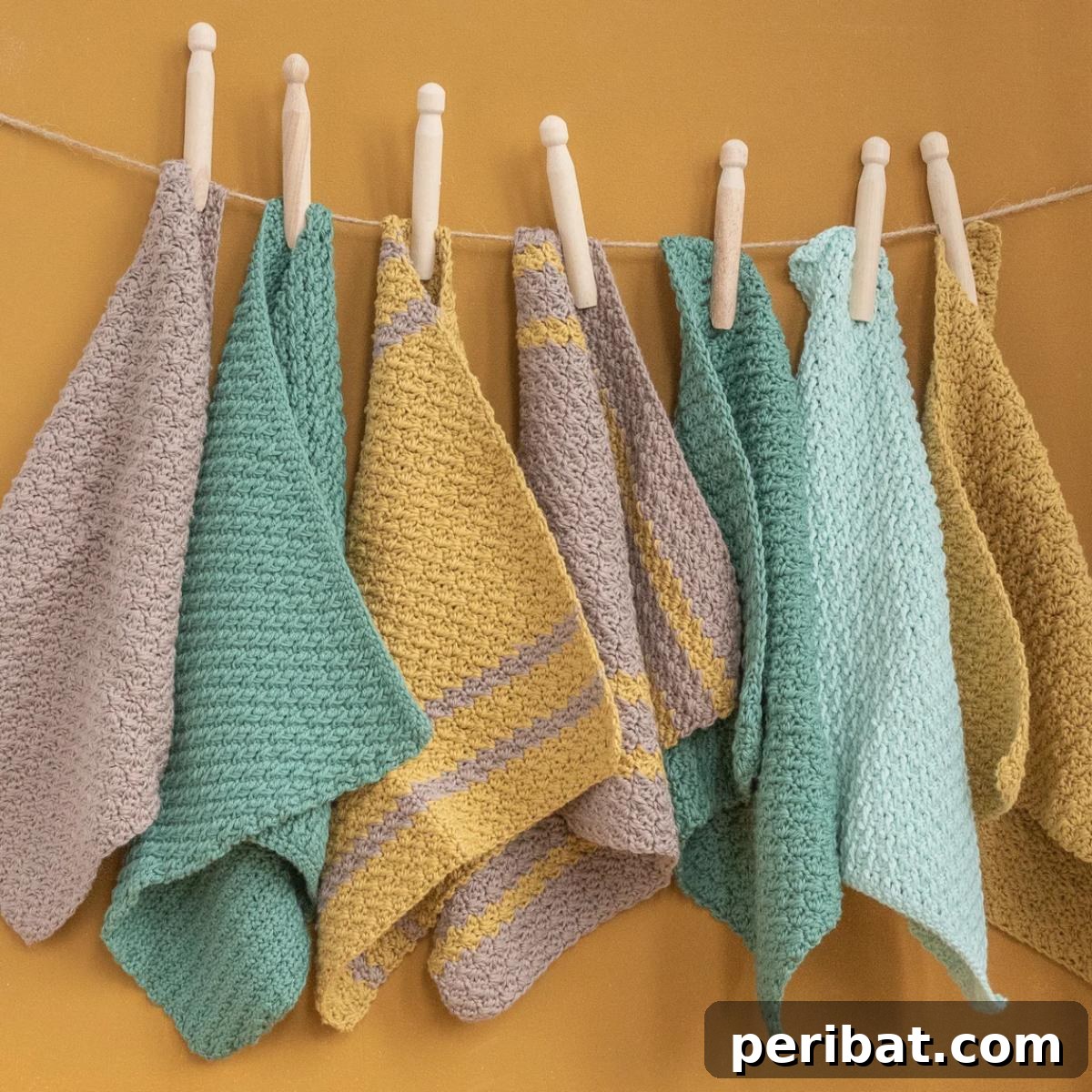 Yarn Crochet Dishcloths