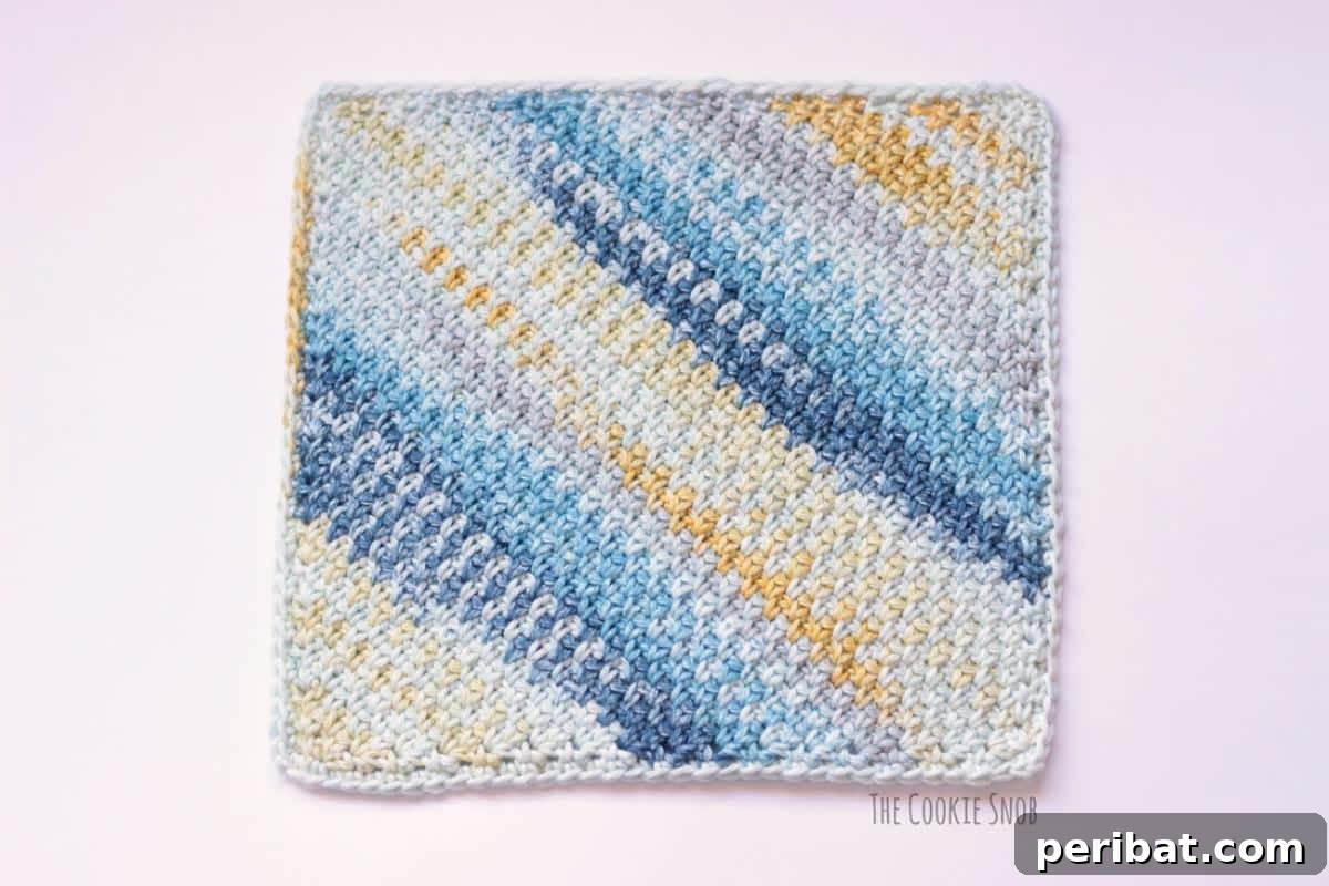 Moss Stitch Dishcloth 