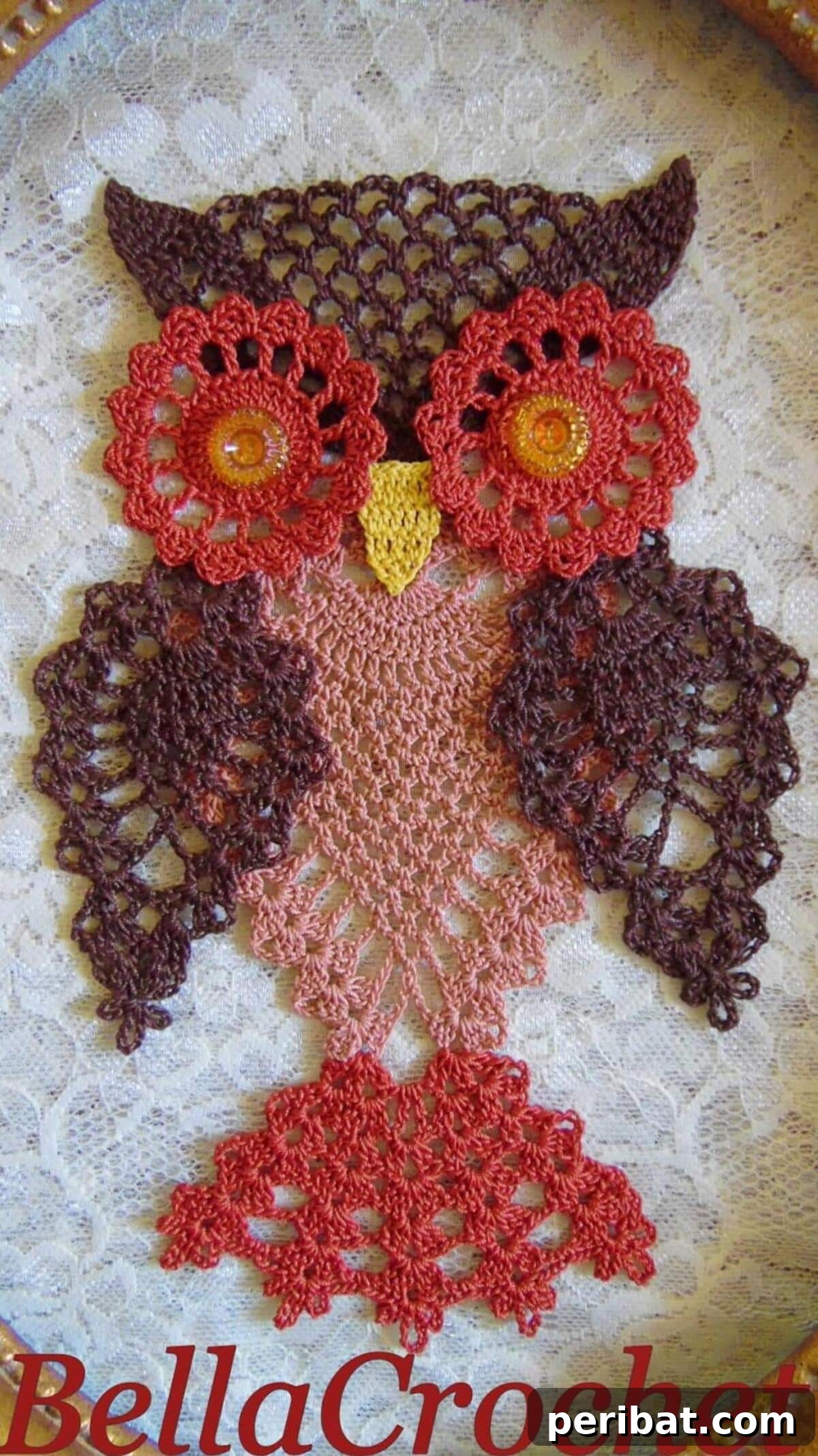 Heirloom Crochet: 40 Timeless Patterns 12 Charming Atticus Crochet Owl, a free vintage pattern inspired by classic literature, perfect for creating a beloved soft toy or decorative accent.
