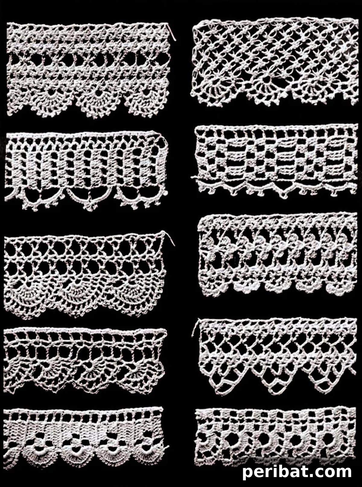 Heirloom Crochet: 40 Timeless Patterns 41 Informative book on Classic Crochet Lace Edging Techniques for Contemporary Style, delving into vintage crochet edgings and border designs reinvented for modern garments and home decor like curtains and blankets.