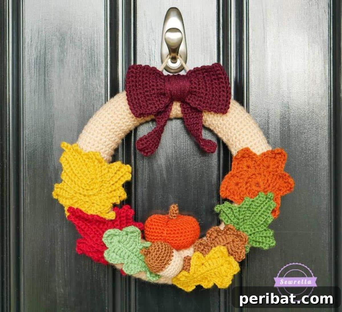 Forty Essential Autumn Crochet Projects 21 Mornings of Autumn Crochet Wreath