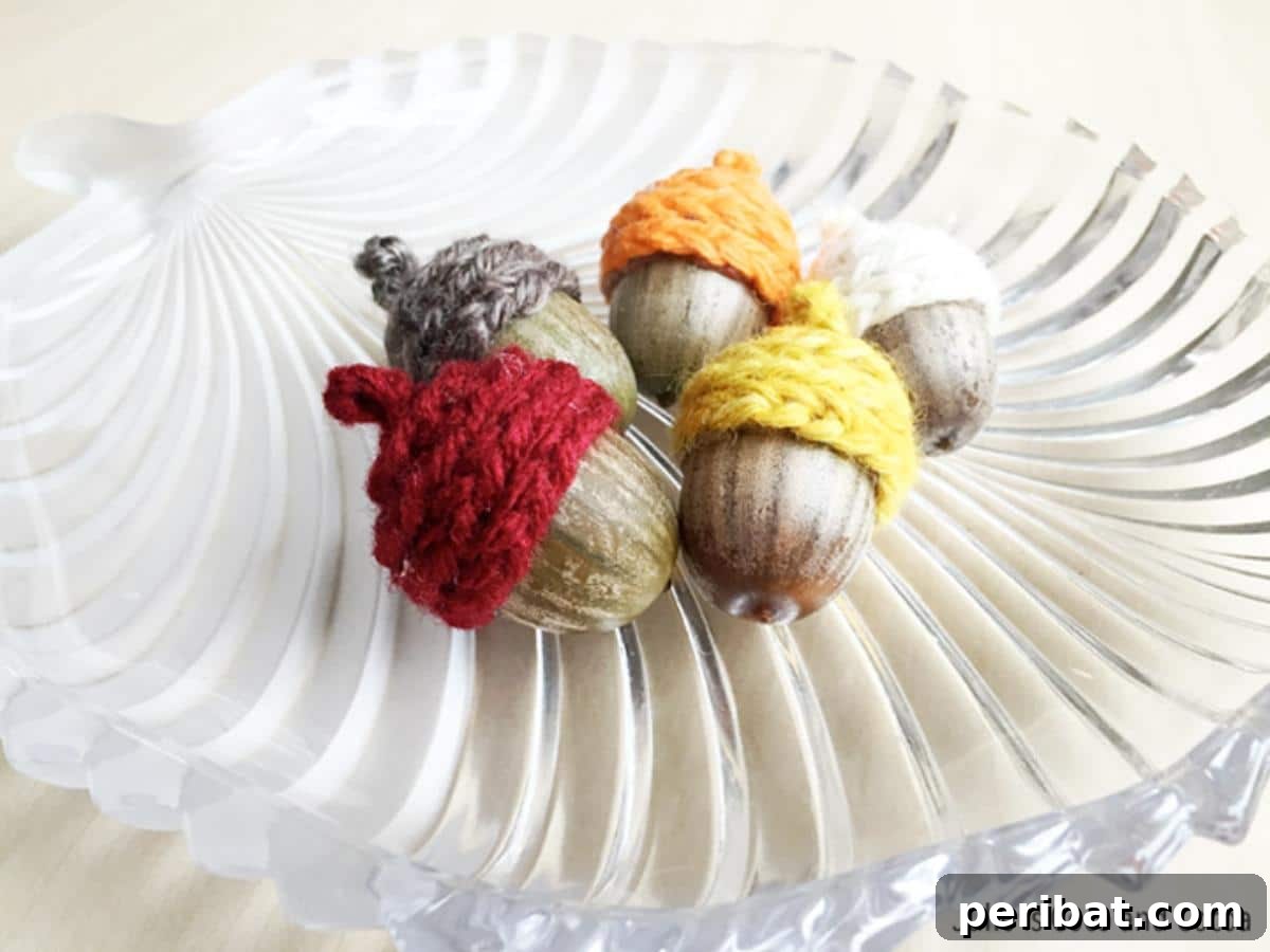Forty Essential Autumn Crochet Projects 23 Crochet Acorns