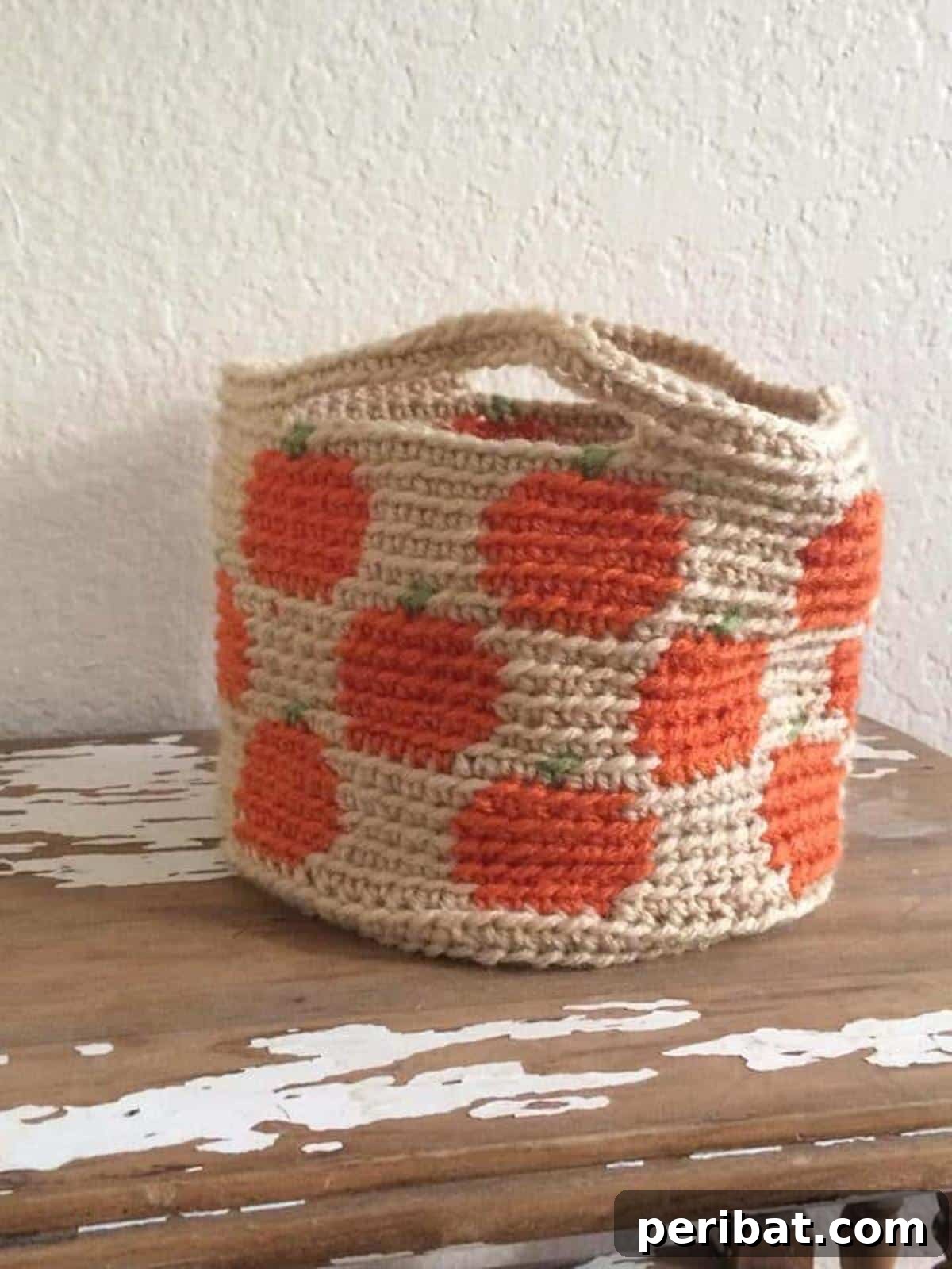 Forty Essential Autumn Crochet Projects 32 Crochet Pumpkin Basket