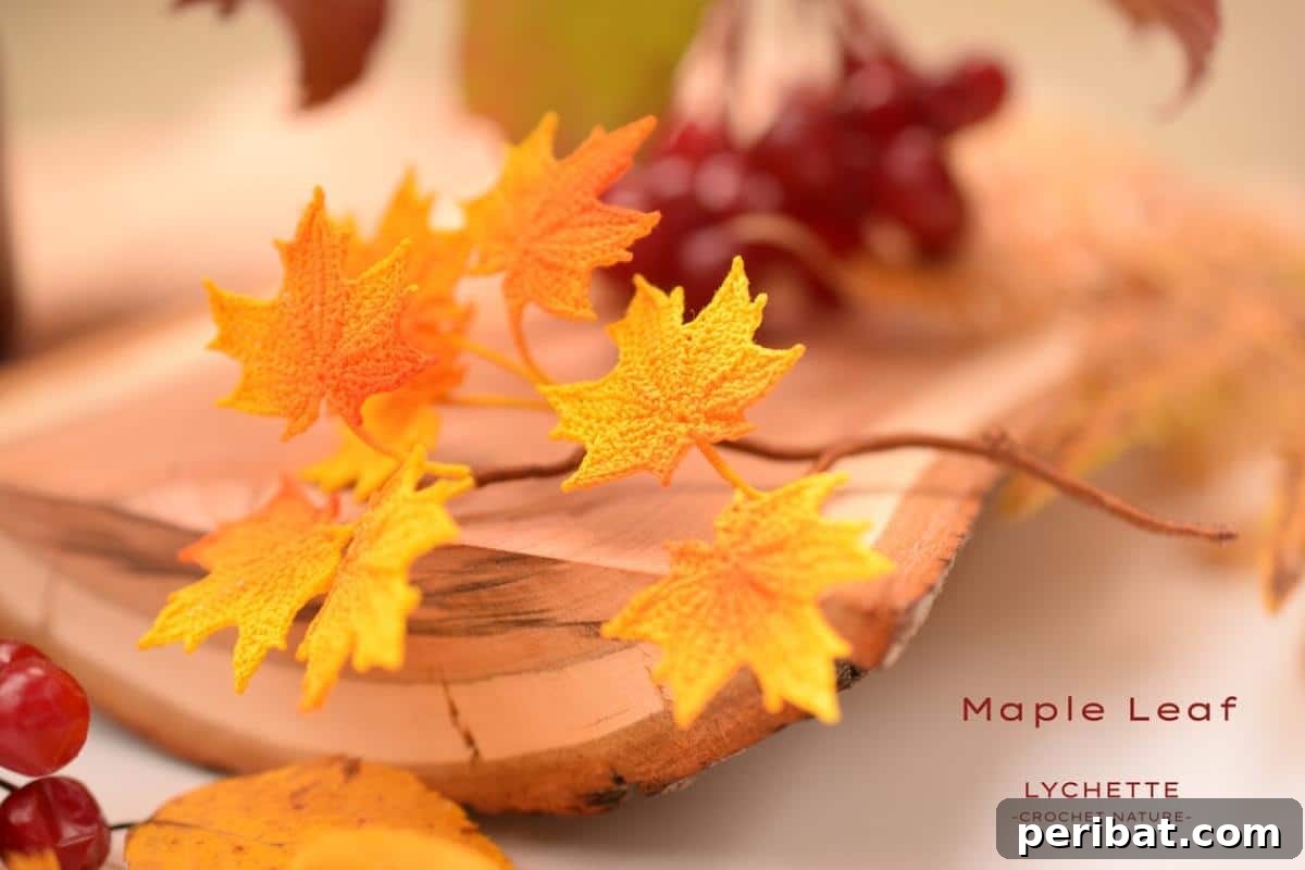 Forty Essential Autumn Crochet Projects 39 Crochet Autumn Leaves