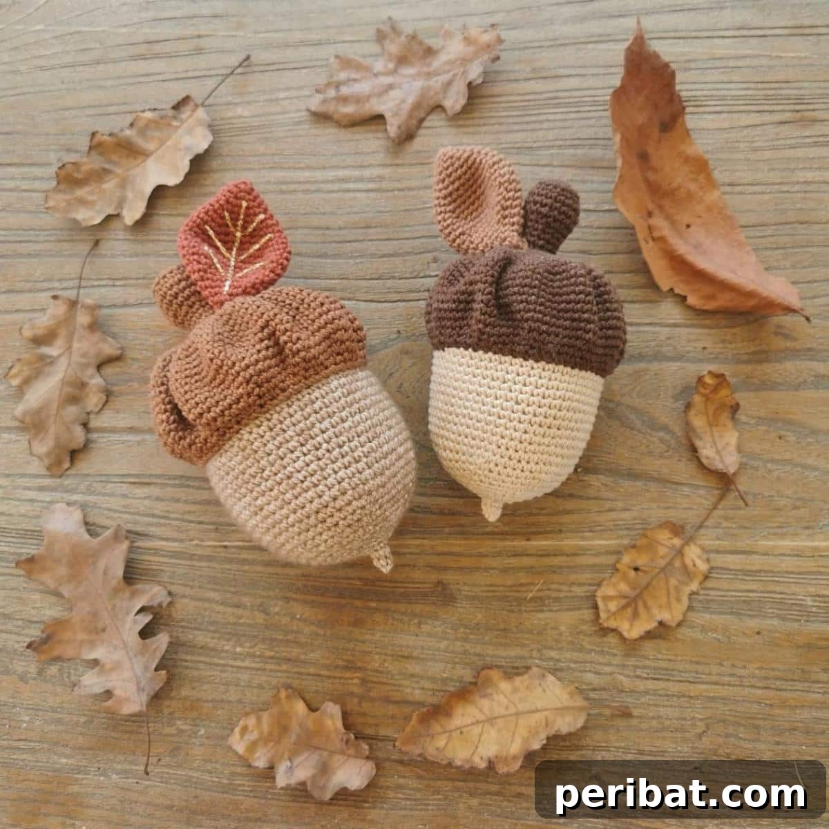 Forty Essential Autumn Crochet Projects 42 Handmade Crochet Acorns