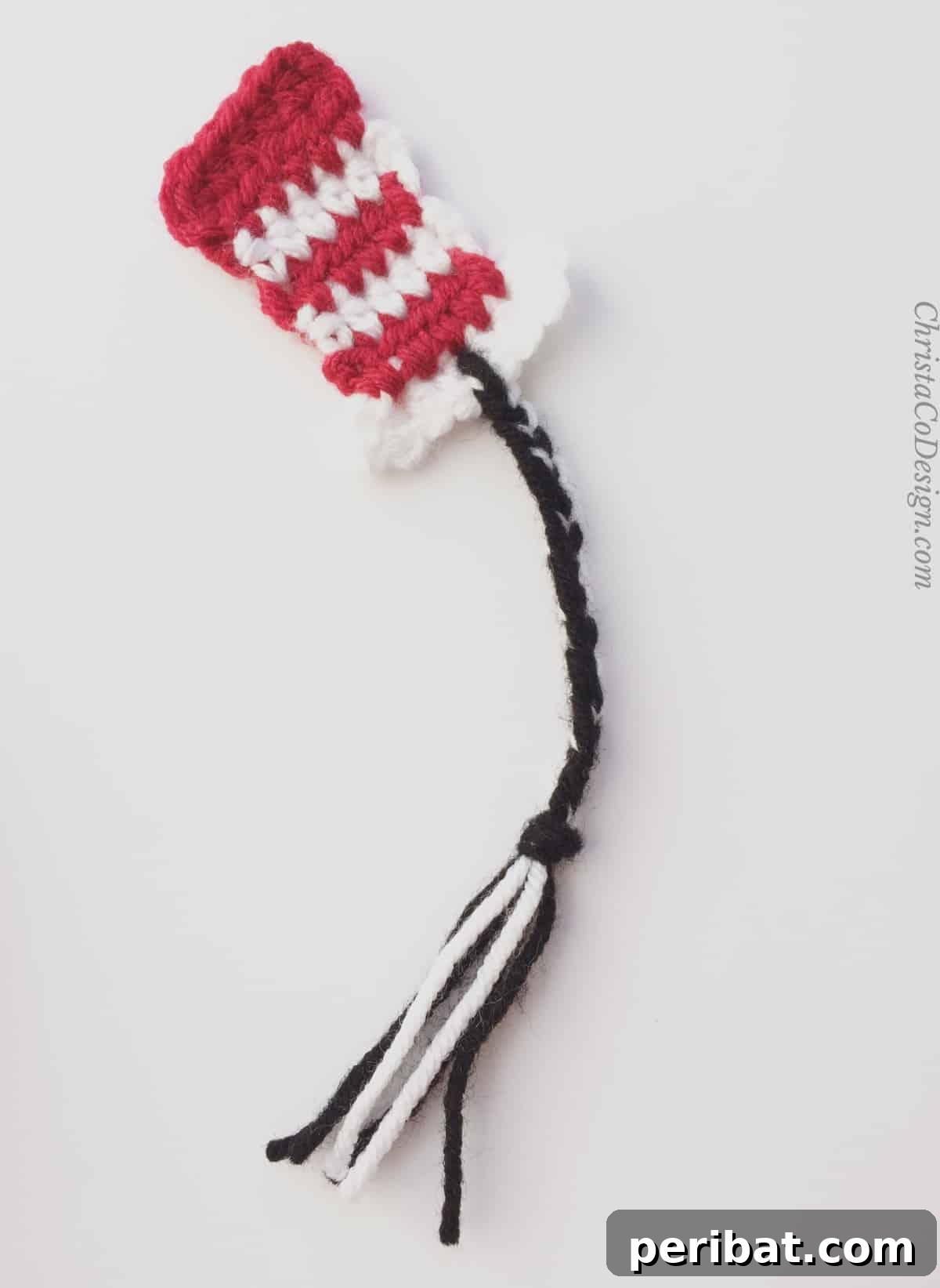 36 Free Crochet Bookmark Designs 29 A whimsical Dr. Seuss Crochet Bookmark, inspired by classic characters and colors.