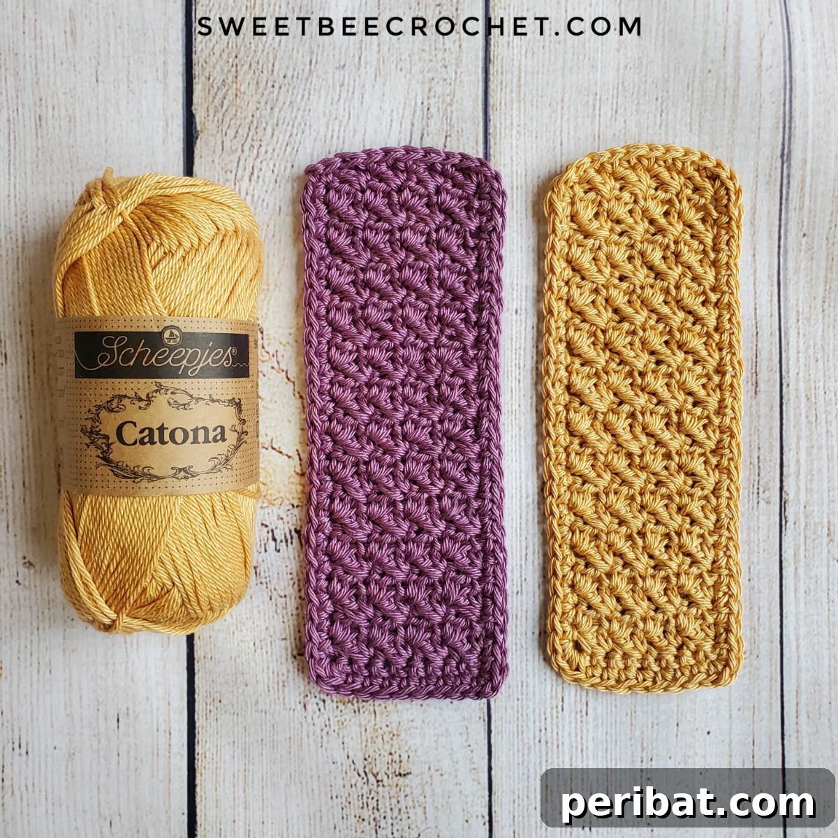36 Free Crochet Bookmark Designs 31 A textured Suzette Stitch Bookmark, showcasing the unique stitch pattern.
