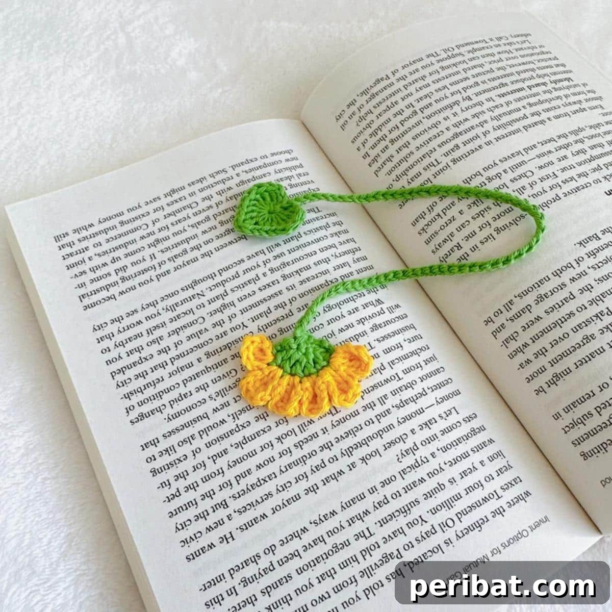 36 Free Crochet Bookmark Designs 38 A simple yet elegant Crochet Minimalist Flower Bookmark in a subtle design.