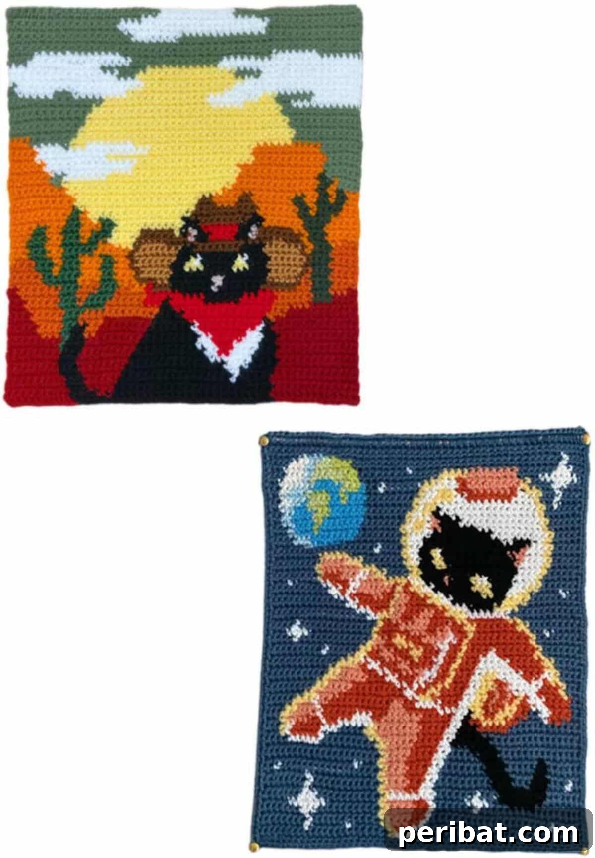 27 Unique Tapestry Crochet Patterns 29 Adorable Career Cat Pattern Bundle Crochet Tapestry Pattern