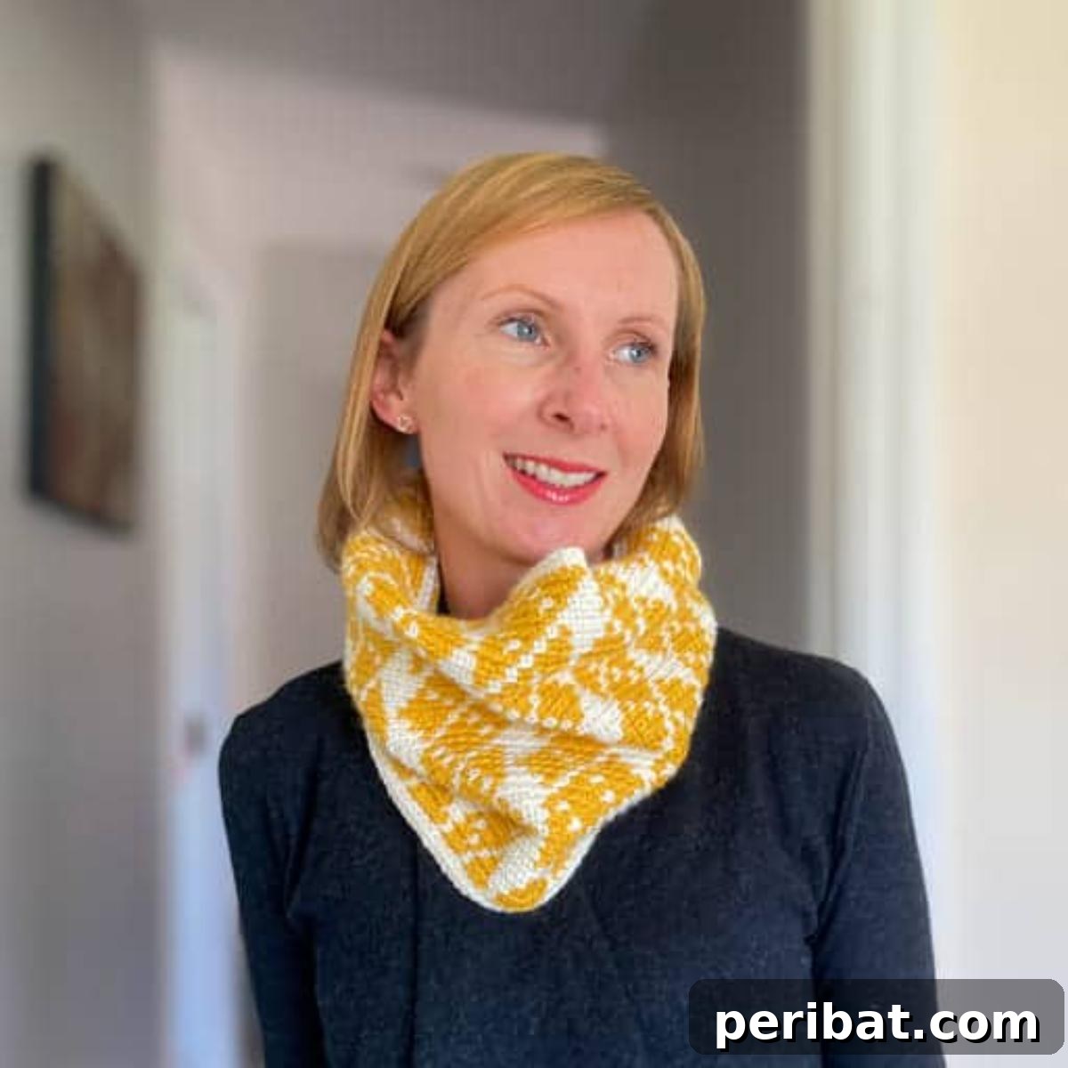 27 Unique Tapestry Crochet Patterns 7 Intricate Diamond Ladder Tapestry Crochet Cowl