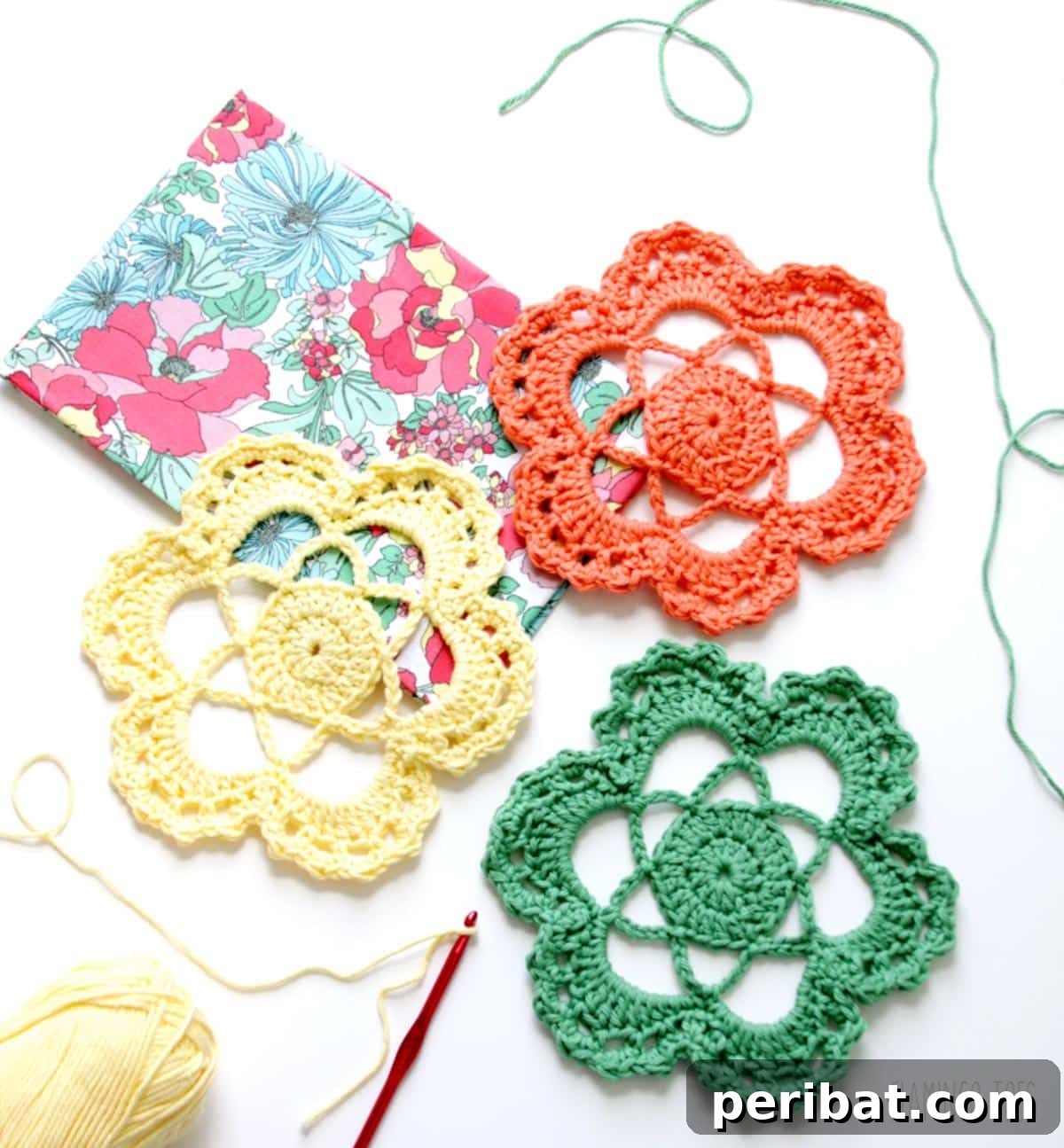 40 Charming Free Crochet Doily Designs 18 Easy Crochet Flower Medallion