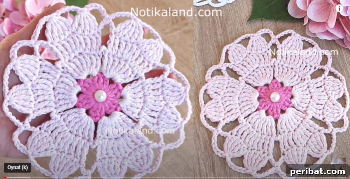 40 Charming Free Crochet Doily Designs 19 Easy Crochet Crochet Doily Flower
