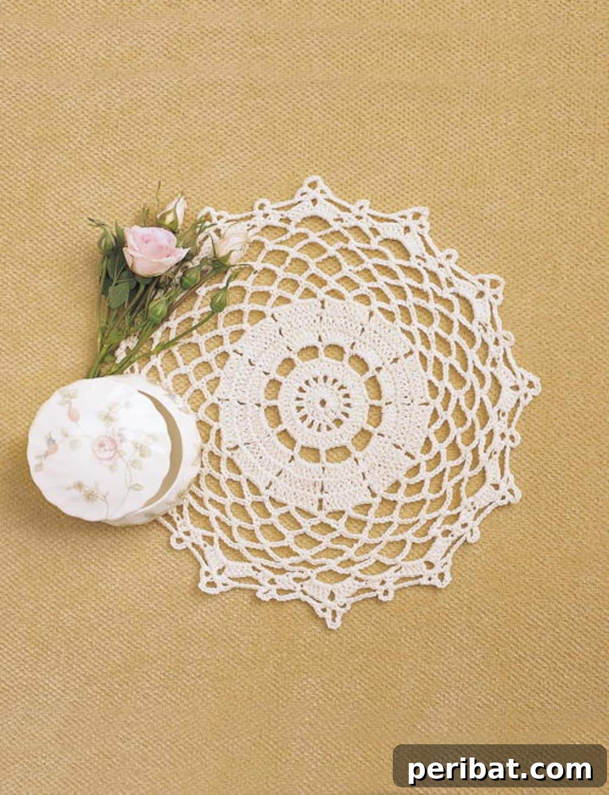 40 Charming Free Crochet Doily Designs 26 Pretty Crochet Doily