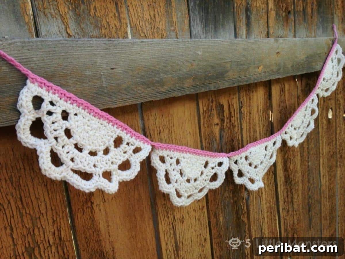 40 Charming Free Crochet Doily Designs 36 Crochet Doily Bunting