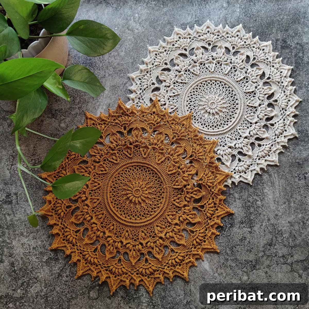 40 Charming Free Crochet Doily Designs 39 Round Crochet Doily Lilies