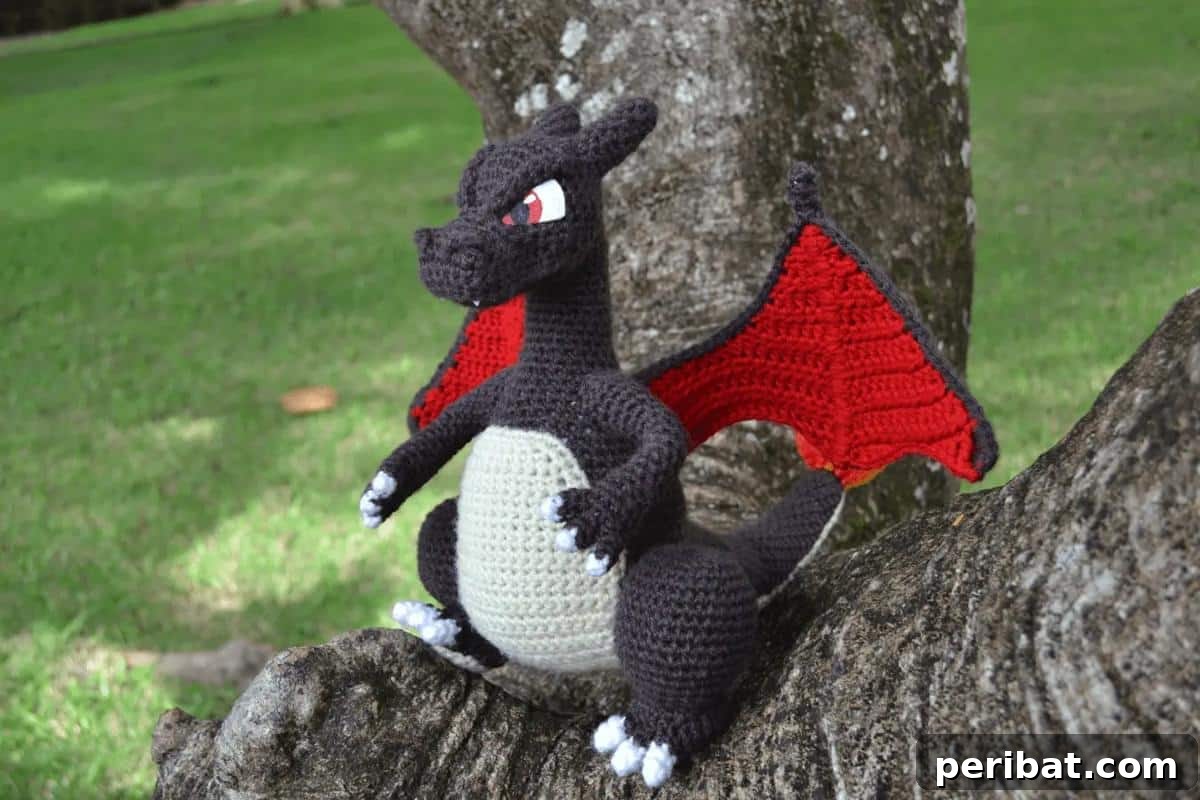 Gotta Stitch 'Em All Ultimate Pokemon Crochet Collection 15 Crochet Shiny Charizard