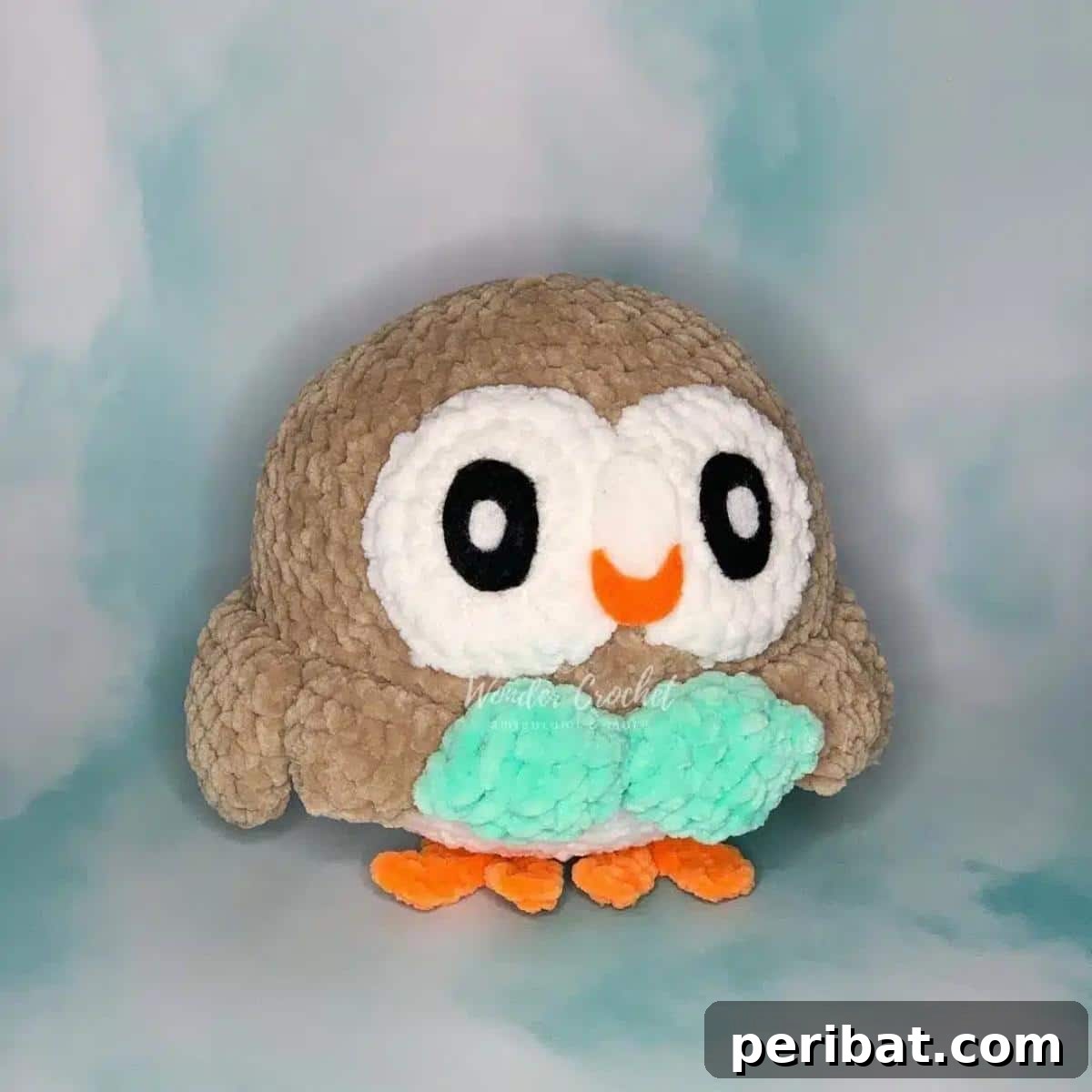 Gotta Stitch 'Em All Ultimate Pokemon Crochet Collection 32 Crochet Rowlet Plush